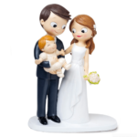 Figura Novios con Bebe Y551